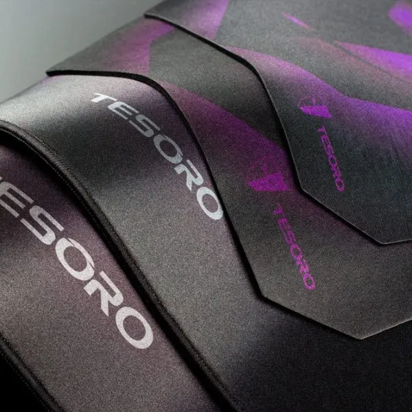 Covoraș pentru mouse TESORO TS-X1 Black Purple photo 2
