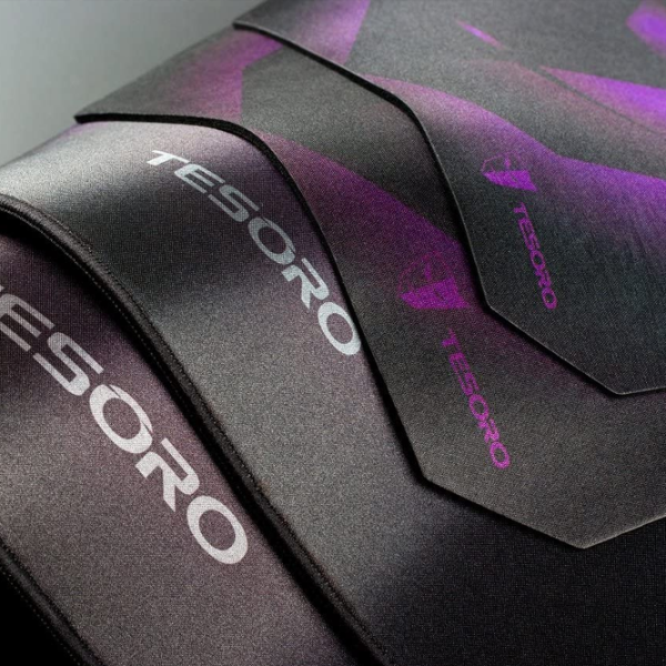 Covoraș pentru mouse TESORO TS-X1 Black Purple photo 2