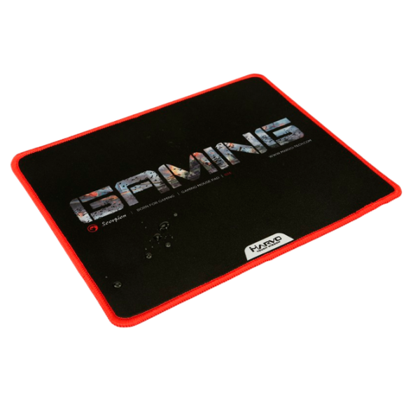 Covoraș pentru mouse Marvo G14 Red Black photo 2