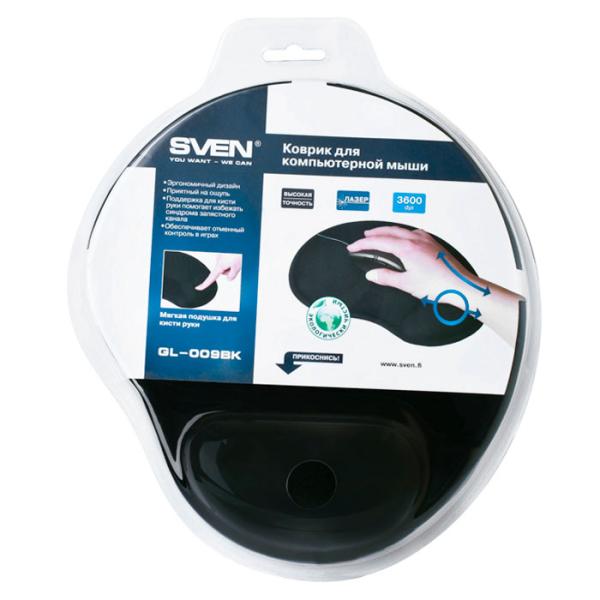 Covoraș pentru mouse Sven GL009BK Black photo 4