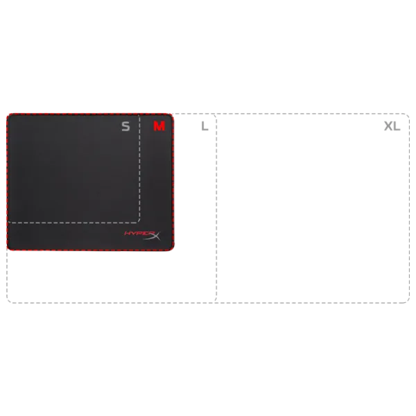 Covoraș pentru mouse HyperX Fury S Pro Medium Black photo 4