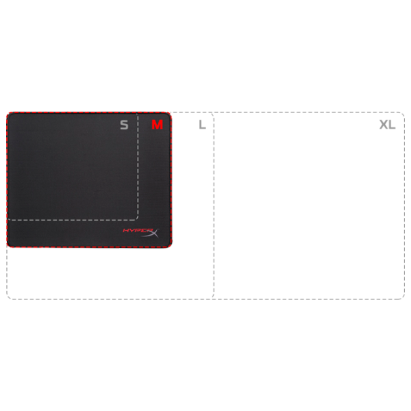 Covoraș pentru mouse HyperX Fury S Pro Medium Black photo 4