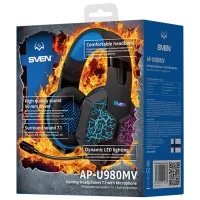 Наушники Sven Ap U980MV Синий Черный Проводная/ Игровой photo 8