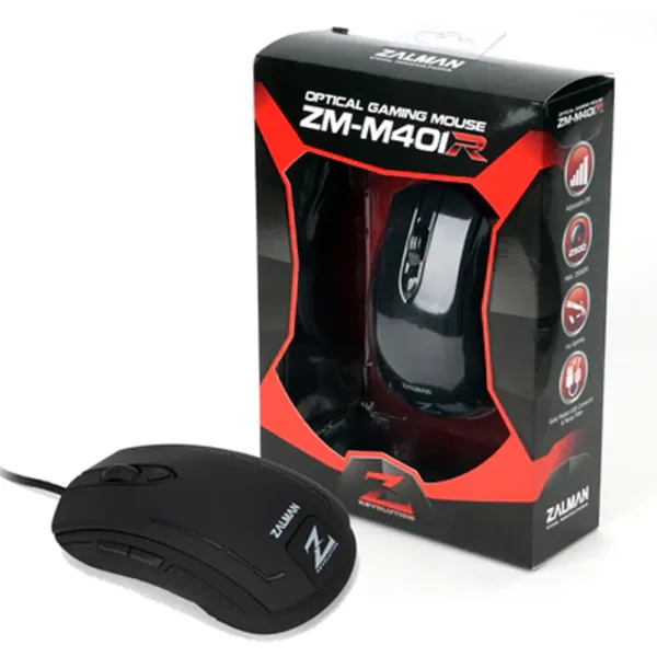 Mouse Zalman ZM-M401R USB/ Black photo 5