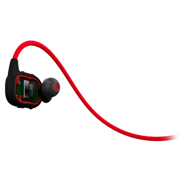 Căști E'NOD EAE-202 Sport Waterproof (MP3 8GB) Red Fără fir/ Sport photo 4