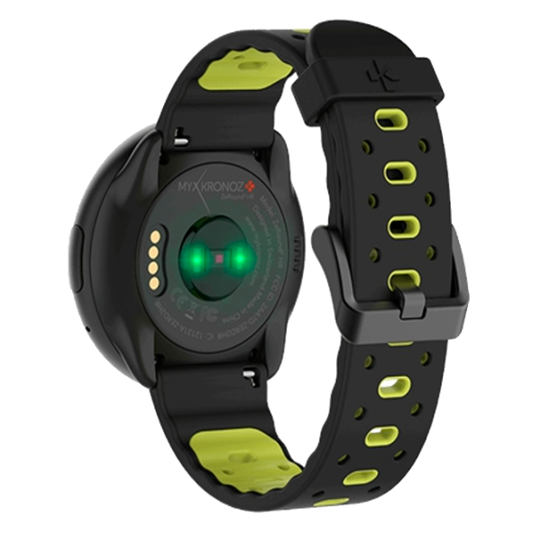 Ceas inteligent Mykronoz ZeRound 2 HR Premium 1.22"/ Yellow Black photo 3