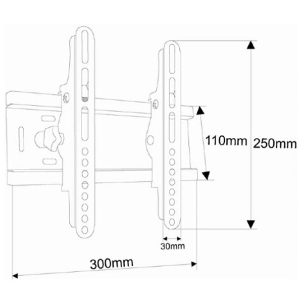 Suport TV Gembird WM-37T-01 VESA 200 x 200 mm photo 3 Suport TV Gembird WM-37T-01 VESA 200 x 200 mm photo 3