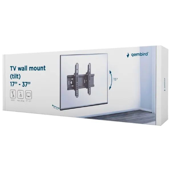Suport TV Gembird WM-37T-01 VESA 200 x 200 mm photo 4 Suport TV Gembird WM-37T-01 VESA 200 x 200 mm photo 4