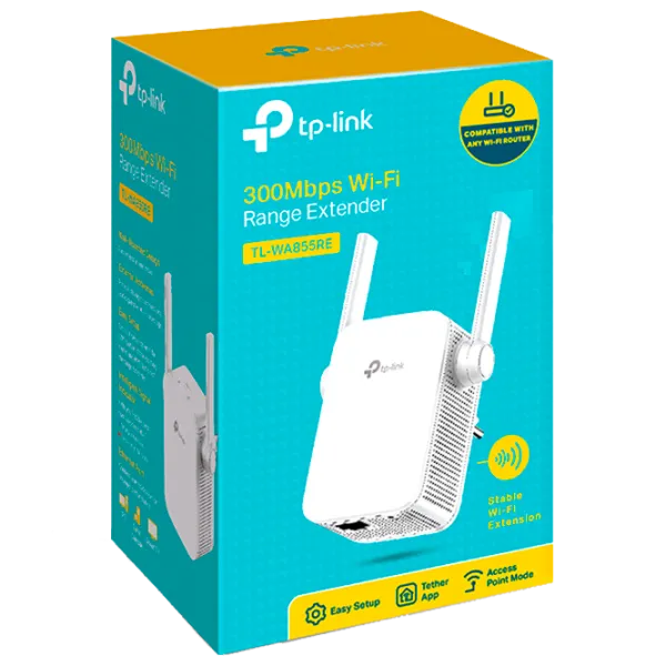 Усилитель сигнала TP-Link TL-WA855RE Экстендер/ Белый photo 5