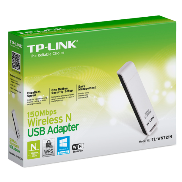 TP-LINK TL-WN721N 150 Mbps/ 2.4 GHz photo 2