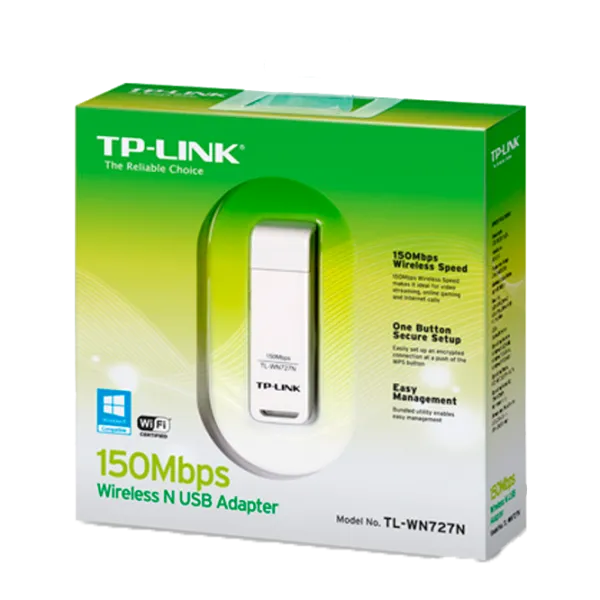 Сетевой адаптер TP-Link TL-WN727N Wi-Fi/ Белый photo 3