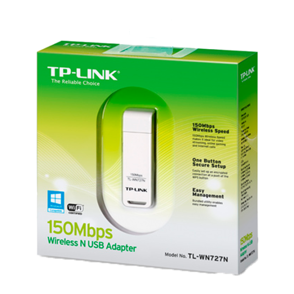 Сетевой адаптер TP-Link TL-WN727N Wi-Fi/ Белый photo 3