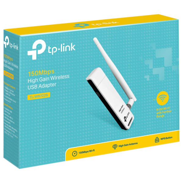 Adaptor de rețea TP-Link TL-WN722N Wi-Fi/ White photo 4