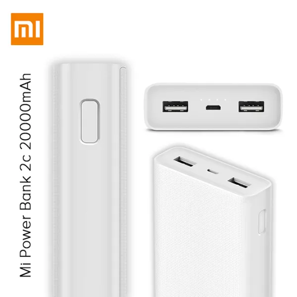 Power Bank Xiaomi Mi 2C 20000 mAh/ White photo 5