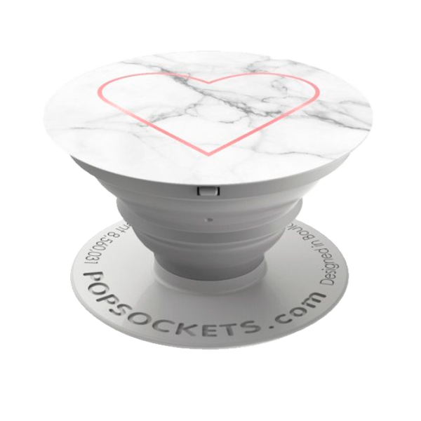 COMBO PopSocket & PopClip stony heart Белый photo 2