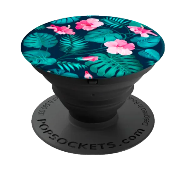 COMBO PopSocket & PopClip hibiscus pattern Разноцветный photo 2