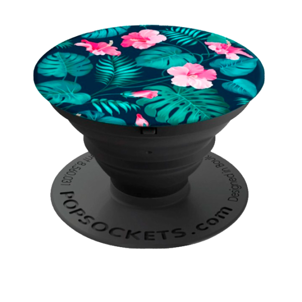 COMBO PopSocket & PopClip hibiscus pattern Разноцветный photo 2