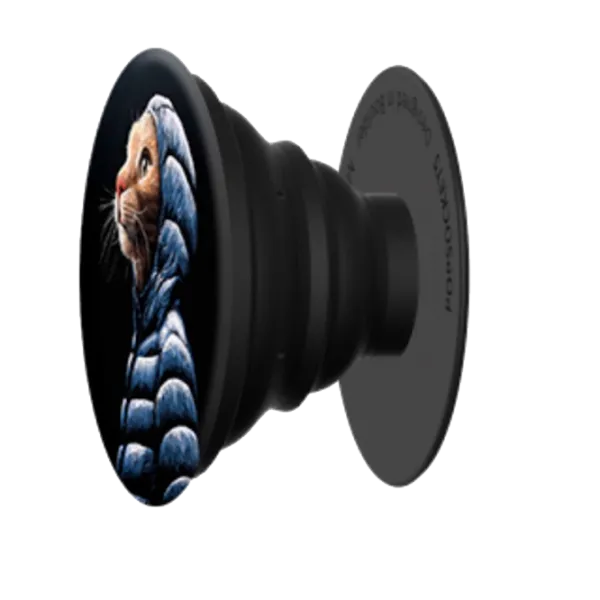 COMBO PopSocket & PopClip  cool cat Black photo 2