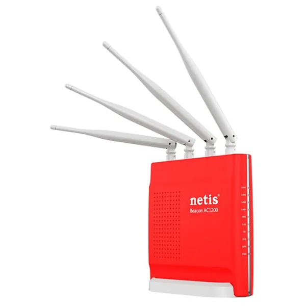 Wi-Fi Роутер Netis WF2681 300 Мбит/ с/ 900 Мбит/ с/ Красный photo 5