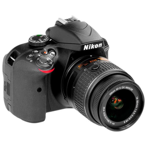Cameră foto Nikon D3300 Kit CMOS/ Black photo 2