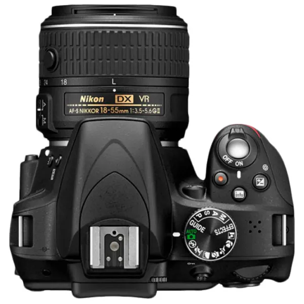 Cameră foto Nikon D3300 Kit CMOS/ Black photo 3