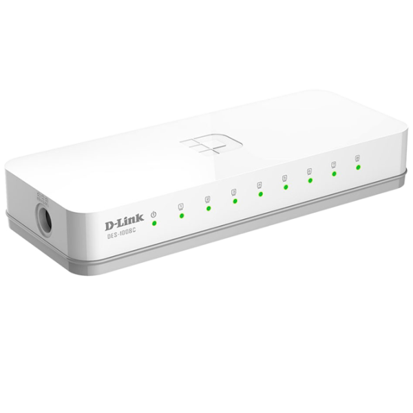 D-Link DES-1008C/A1A RJ-45/ Белый photo 4