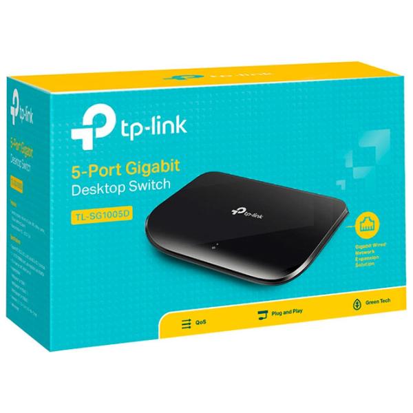 Switch TP-Link TL-SG1005D Black photo 5