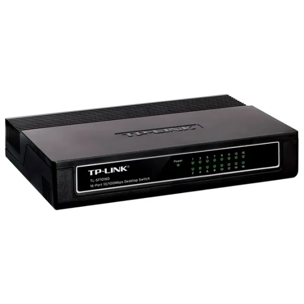 Switch TP-Link TL-SF1016D Черный photo 2