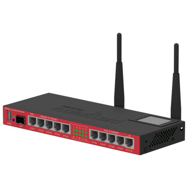 Wi-Fi Роутер Mikrotik RB2011UiAS-2HnD-IN 300 Мбит/ с/ Красный photo 2