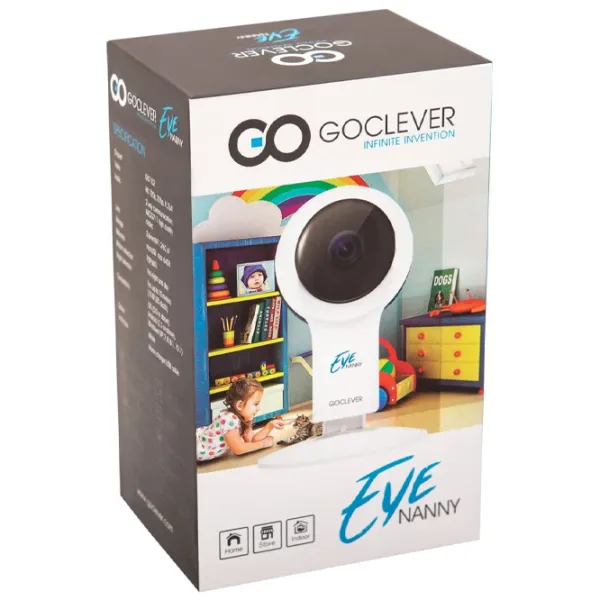 Cameră de supraveghere GoClever Nanny EYE Fără fir/ White photo 4 Cameră de supraveghere GoClever Nanny EYE Fără fir/ White photo 4