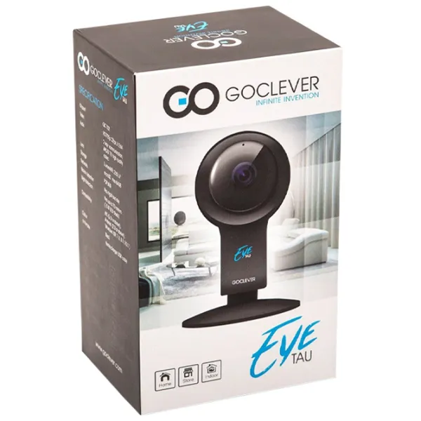 Cameră de supraveghere GoClever Tau EYE Fără fir/ White photo 6