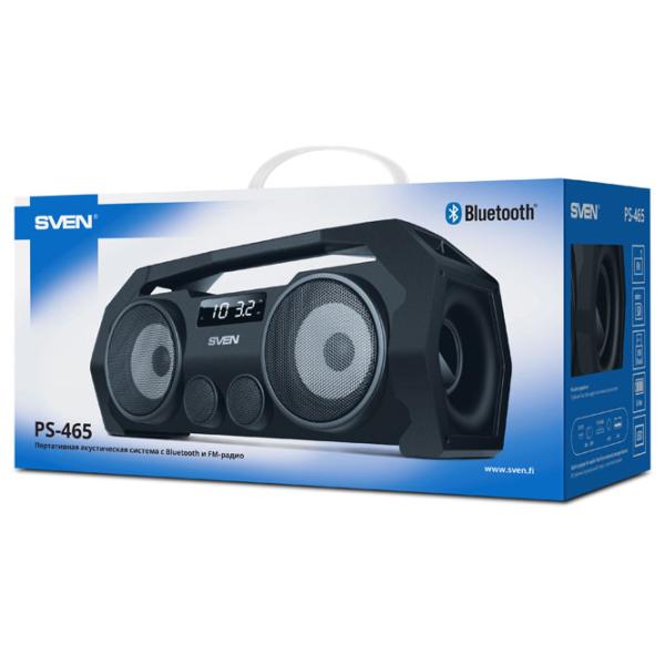 Boxă portabilă Sven PS-465 18 W/ Black photo 6 Boxă portabilă Sven PS-465 18 W/ Black photo 6