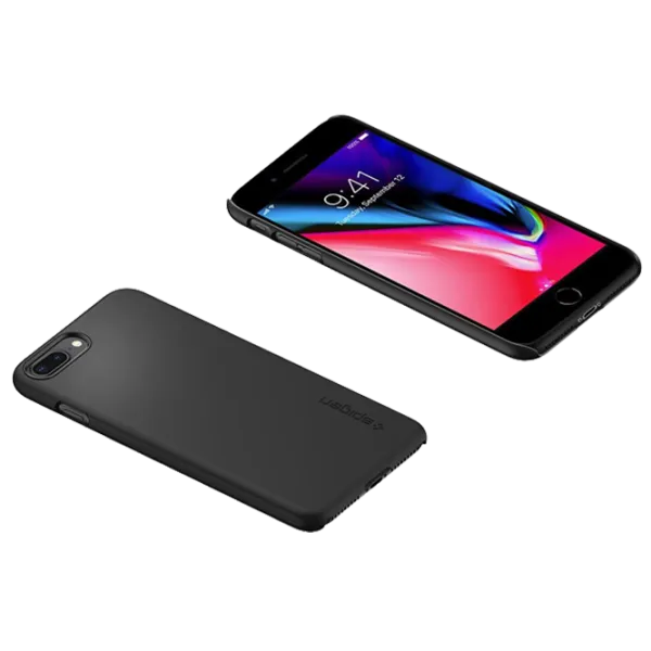 Husă pentru smartphone Apple iPhone 7/ 8 Plus Spigen/ Back/ PC/ Black photo 3 Husă pentru smartphone Apple iPhone 7/ 8 Plus Spigen/ Back/ PC/ Black photo 3