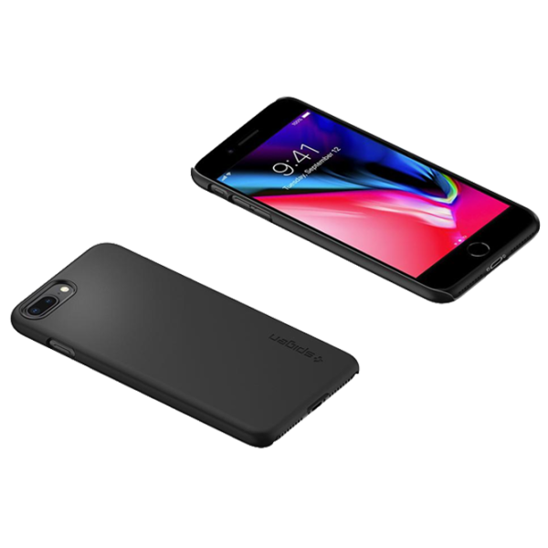 Husă pentru smartphone Apple iPhone 7/ 8 Plus Spigen/ Back/ PC/ Black photo 3 Husă pentru smartphone Apple iPhone 7/ 8 Plus Spigen/ Back/ PC/ Black photo 3