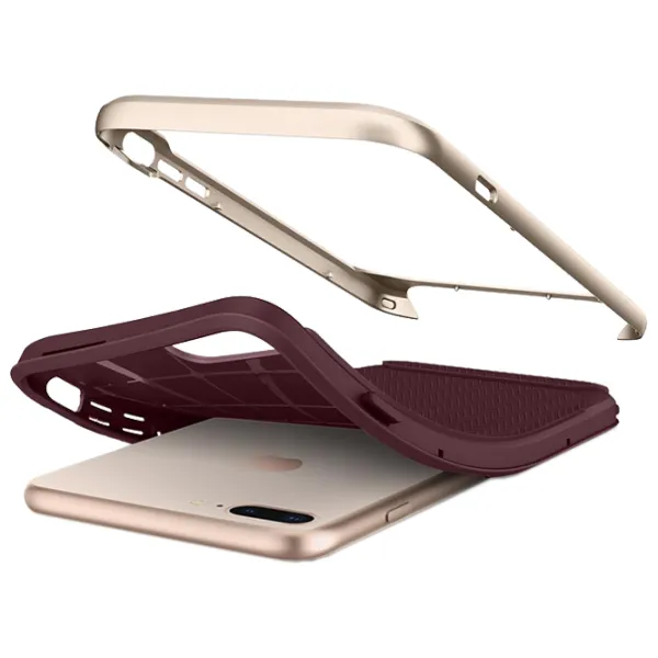 Husă pentru smartphone Apple iPhone 7/ 8 Plus Spigen/ Back/ TPU/ PC/ Burgundy Cherry photo 5