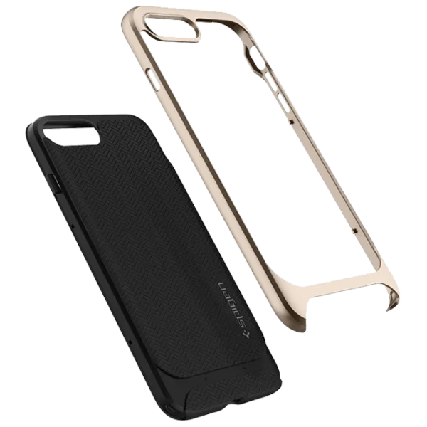 Husă pentru smartphone Apple iPhone 7/ 8 Plus Spigen/ Back/ TPU/ PC/ Gold Black photo 3