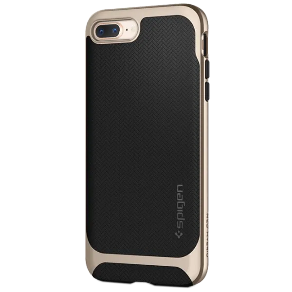 Husă pentru smartphone Apple iPhone 7/ 8 Plus Spigen/ Back/ TPU/ PC/ Gold Black photo 4