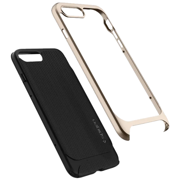Husă pentru smartphone Apple iPhone 7/ 8 Plus Spigen/ Back/ TPU/ PC/ Gold Black photo 6
