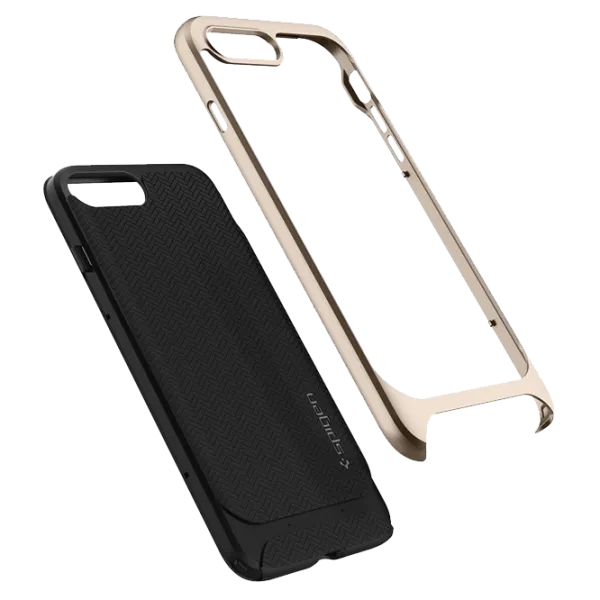 Husă pentru smartphone Apple iPhone 7/ 8 Plus Spigen/ Back/ TPU/ PC/ Gold Black photo 7