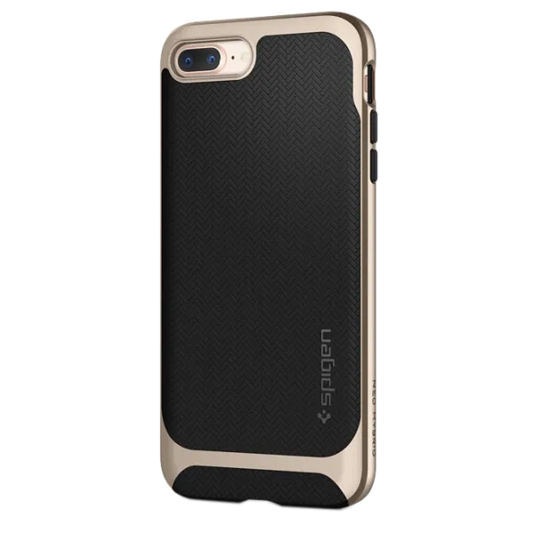 Husă pentru smartphone Apple iPhone 7/ 8 Plus Spigen/ Back/ TPU/ PC/ Gold Black photo 8