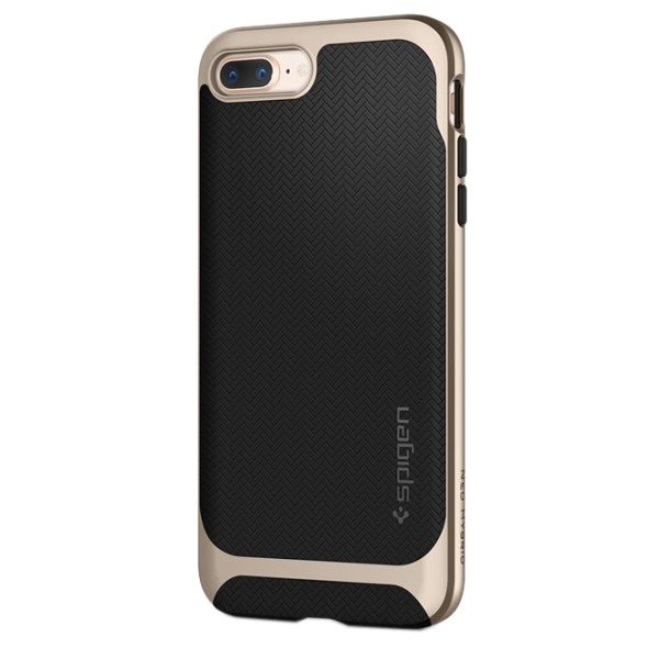 Husă pentru smartphone Apple iPhone 7/ 8 Plus Spigen/ Back/ TPU/ PC/ Gold Black photo 8