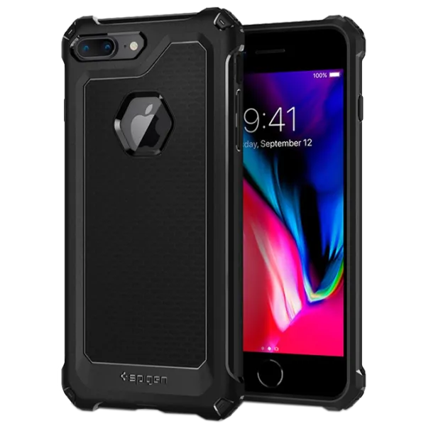 Husă pentru smartphone Apple iPhone 7/ 8 Plus Spigen/ Back/ TPU/ Black photo 4 Husă pentru smartphone Apple iPhone 7/ 8 Plus Spigen/ Back/ TPU/ Black photo 4