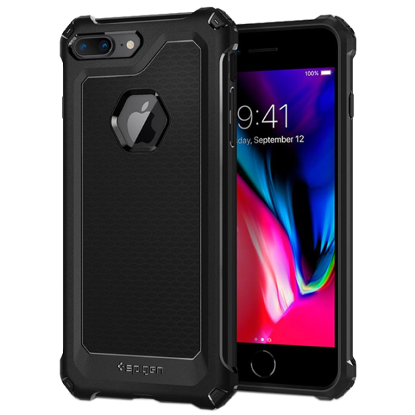 Husă pentru smartphone Apple iPhone 7/ 8 Plus Spigen/ Back/ TPU/ Black photo 4 Husă pentru smartphone Apple iPhone 7/ 8 Plus Spigen/ Back/ TPU/ Black photo 4
