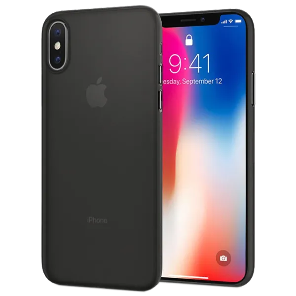 Husă pentru smartphone Apple iPhone X Spigen/ Back/ PP/ Black photo 3