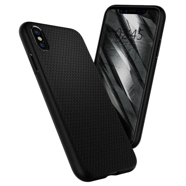 Husă pentru smartphone Apple iPhone X Spigen/ Back/ TPU/ Black photo 2 Husă pentru smartphone Apple iPhone X Spigen/ Back/ TPU/ Black photo 2