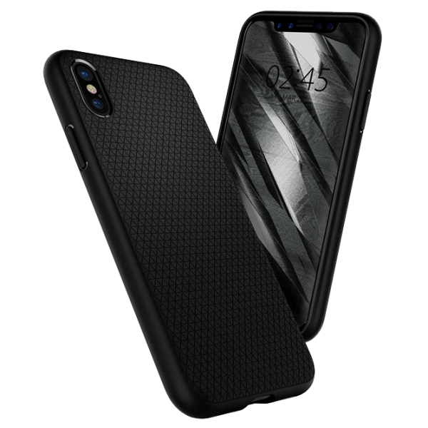 Husă pentru smartphone Apple iPhone X Spigen/ Back/ TPU/ Black photo 2 Husă pentru smartphone Apple iPhone X Spigen/ Back/ TPU/ Black photo 2