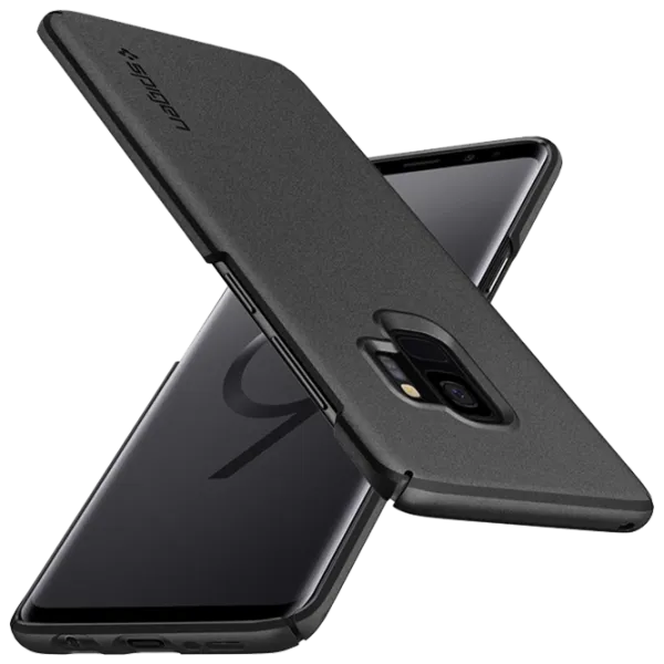 Husă pentru smartphone Samsung Galaxy S9 Spigen/ Back/ PC/ Graphite Gray photo 3 Husă pentru smartphone Samsung Galaxy S9 Spigen/ Back/ PC/ Graphite Gray photo 3