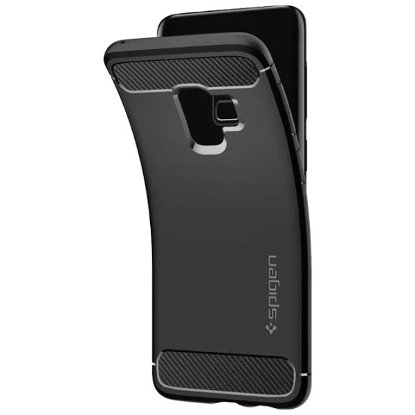 Husă pentru smartphone Samsung Galaxy S9 Spigen/ Back/ TPU/ Matte Black photo 2 Husă pentru smartphone Samsung Galaxy S9 Spigen/ Back/ TPU/ Matte Black photo 2