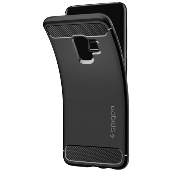 Husă pentru smartphone Samsung Galaxy S9 Spigen/ Back/ TPU/ Matte Black photo 2 Husă pentru smartphone Samsung Galaxy S9 Spigen/ Back/ TPU/ Matte Black photo 2