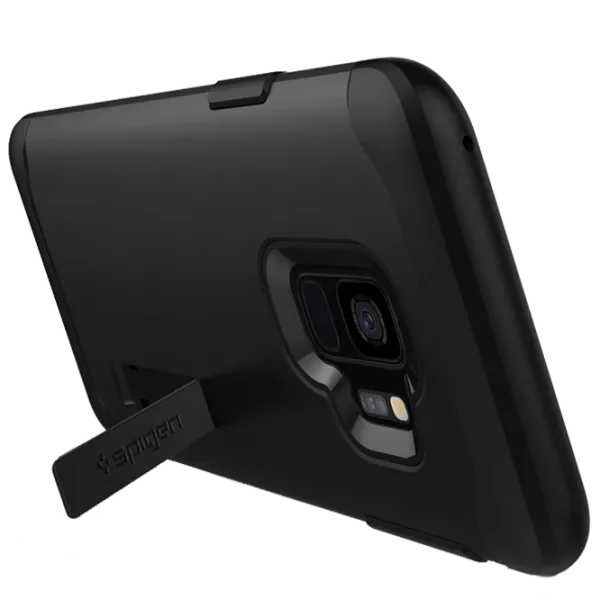 Husă pentru smartphone Samsung Galaxy S9 Spigen/ Back/ PC/ TPU/ Black photo 2 Husă pentru smartphone Samsung Galaxy S9 Spigen/ Back/ PC/ TPU/ Black photo 2